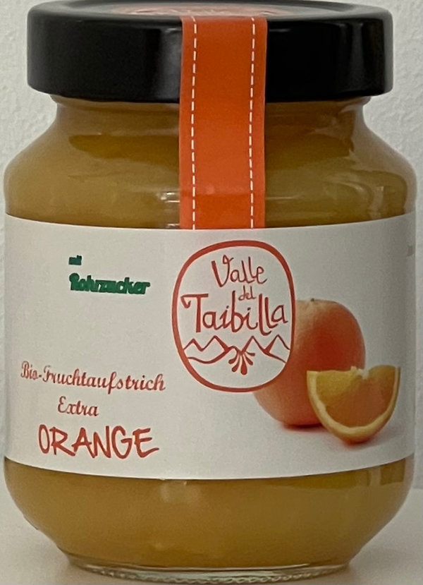 Bio-Fruchtaufstrich Orange extra mit Rohrzucker (330 g)