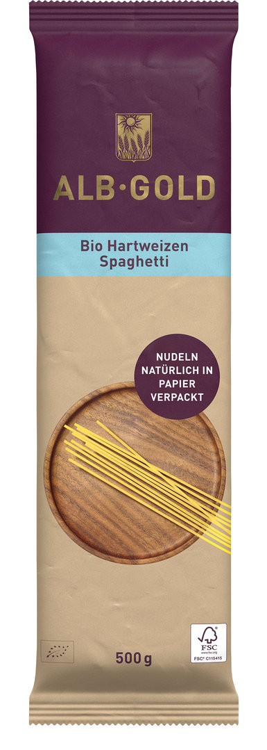 Bio Hartweizen Spaghetti 500g